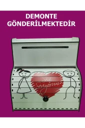 Ekmeklik, Havlu Peçetelik, Baharatlık Rafı, Dekoratif Baskılı Hediyelik Ekmek Sepeti Ekmek Kutusu - 1