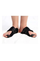 Metal Destekli Ayak Baş Parmak Kemik Bunyon Koruyucu Halluks Valgus Set Başparmak Gece Ateli - 1