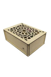 9 Bölmeli Ahşap Çay Kutusu - 2