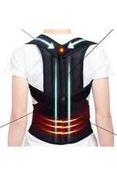 Dik Duruş Korsesi Erkek Bayan Duruş Düzeltici Korse Skolyoz Sırt Korsesi Omurga Düzeltici Sırt Korse - 2