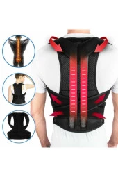 Dik Duruş Korsesi Sırt Desteği Omurga Düzeltici Bel Sırt Omuz Korsesi Duruş Düzeltici Korse - 1