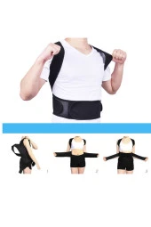 Dik Duruş Korsesi Sırt Desteği Omurga Düzeltici Kamburluk Önleyici Bel Sırt Omuz Korsesi - 2