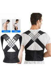 Dik Duruş Korsesi Medikal Erkek Kadın Medikal Sporcu Ortopedik Ayarlanabilir Sırt Korsesi - 2