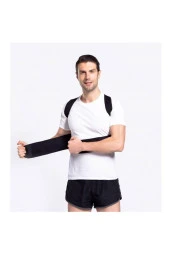 Unisex Medikal Sırt Korsesi Omuz Dikleştirme Korsesi Dik Duruş Yeleği - 4