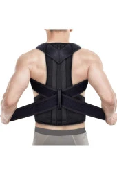 Kamburluk Önleyici Balenli Bel Ve Sırt Dik Duruş Korse Bel Omuz Postur Spor Ortopedik - 4