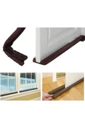 Kapı Altı Rüzgar Soğuk Önleyici Sünger Çift Taraflı Kapı Altı Rüzgarlık Rüzgar Önleyici-3 Adet - 3