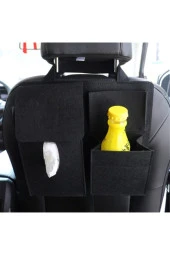 Araba Koltuk Arkası Keçe Organizer Çanta Bagaj Organizer Araç Içi Eşya Düzenleyici Toplayıcı - 3