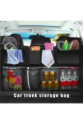 8 Cepli Fileli Oto Bagaj Düzenleyici Çanta - 4