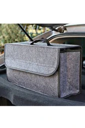 Araç Bagaj Düzenleyici Çanta Organizer Araba Çantası Oto Içi Eşya Aksesuarları Düzenleme-gri - 1