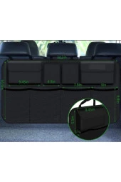 Araba Koltuk Arkası 8 Cepli Bagaj Organizeri Araç Oto Bagaj Içi Düzenleyici - 3