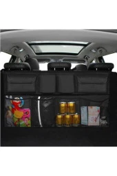 Tüm Araçlara Uyumlu 8 Cepli Araç Bagaj Düzenleme Çantası - 1