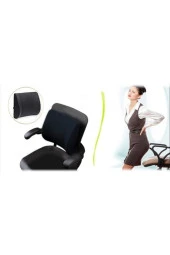 Bel Minderi Ortopedik Bel Yastığı Dik Duruş Koltuk Sırt Minderi - 5