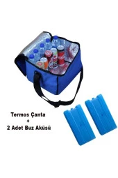 Termos Çanta Soğuk Sıcak Tutan Tutucu Isı Yalıtımlı Çanta Piknik Kamp Plaj Çantası - 1