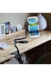 Siyah Oynar Başlıklı Akrobat Telefon Tutucu Portatif Telefon Tutma Aparatı - 2