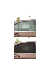 2 Adet Arka Yan Cam Oto Güneşlik Perde Çocuklar Için Araç Perdesi - 5