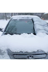 Ön Cam Branda Güneş Uyumlu Kar Buzlanma Önleyici Örtü Su Geçirmez Ön Cam Branda - 6