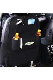 Araba Oto Koltuk Arkası Organizer Araç Içi Eşya Düzenleyici 2 Adet -siyah - 1