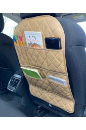Makam Aracı Koltuk Arkası Cepli Organizer Oto Eşya Düzenleyici Çanta Telefon Tablet Tutucu Organizer - 2