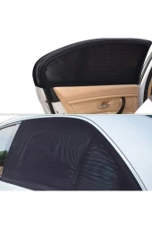 2 Adet Araba Oto Yan Cam Güneşlik Örtü Perde Kılıf Güneşliği Araba Araç Arka Yan Cam Için Güneşlik - 1