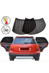 2 Adet Oto Yan Cam Perdesi Araba Arka Güneşlik Araç Anne Bebek Çocuk Perde Araç Içi Emzirme Örtüsü - 1