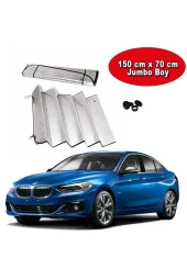 Katlanabilir Metalize Köpüklü Ön Cam Araç Güneşliği 70x150 Cm - 2