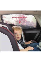 Oto Araç Yan Cam Güneşlik Branda Güneş Önleyici Koruyucu Örtü Bebek Emzirme Perdesi - 2