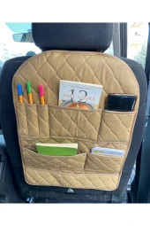 Makam Aracı Koltuk Arkası Cepli Organizer Oto Eşya Düzenleyici Çanta Telefon Tablet Tutucu Organizer - 3