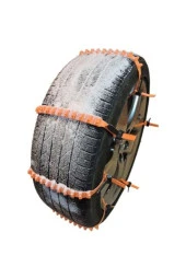 Araç Oto 8 Adet Plastik Lastik Tekerlek Kar Zinciri Mini Kar Paleti Kelepçe Tak Çıkar - 2