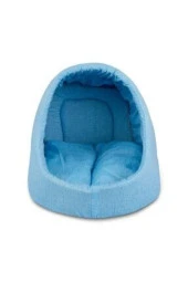 Evcil Hayvan Kedi Köpek Evi Yatağı Minderi Iç Mekan Kulübe-mavi - 3