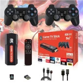 BYOZTEK X2 ANDROİD TV Game Retro Oyun Konsolu 8K HDR 5G 64GB 3D 4K HD M8  30000+ Games PS1/SFC/FC - 1