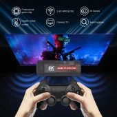 BYOZTEK X2 ANDROİD TV Game Retro Oyun Konsolu 8K HDR 5G 64GB 3D 4K HD M8  30000+ Games PS1/SFC/FC - 2