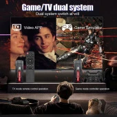 DOREKA X2 ANDROİD TV Game Retro Oyun Konsolu 8K HDR 5G 64GB 3D Çift Sistem 4K HD M8  30000+ Games - 5