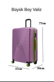 Büyük Boy Valiz 4x2 Teker Rose 1169 thumbnail 2