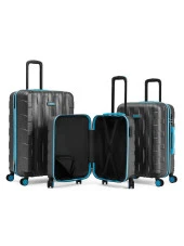 3'lü Valiz Seti Büyük Boy - Orta Boy - Kabin Boy Antrasit 1167 thumbnail 2