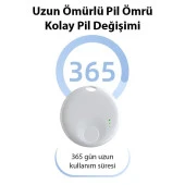 Coofbe Apple Lisanslı Akıllı Takip Cihazı Air Tag GPS Kedi Köpek Araç Bavul Araç Takip Cihazı Airtag - 5