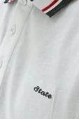 Erkek Çift Renk Polo Yaka T-Shirt Antrasit - 10