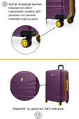 Orta Boy Valiz 4x2 Teker Mor 1168 thumbnail 2