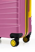 Büyük Boy Valiz 4x2 Teker Pembe 1168 - 6