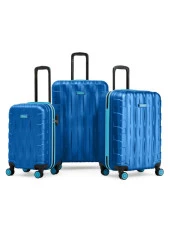 3'lü Valiz Seti Büyük Boy - Orta Boy - Kabin Boy Mavi 1167 thumbnail 1