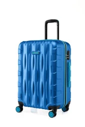 2'li Valiz Seti Orta Boy - Kabin Boy Mavi 1167 thumbnail 2