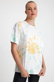 Kadın Batik Yıkamalı Oversize Yeşil - 11