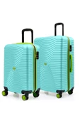 2'li Valiz Seti Büyük Boy - Kabin Boy Su Yeşili 1169 thumbnail 1
