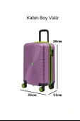 Kabin Boy Valiz 4x2 Teker Rose 1169 thumbnail 2