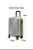 Kabin Boy Valiz 4x2 Teker Gri 1169 thumbnail 4