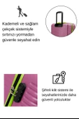 Kabin Boy Valiz 4x2 Teker Pembe 1169 thumbnail 3