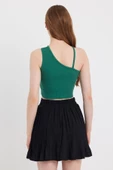 Kadın Askılı Crop Kaşkorse   Yeşil - 4