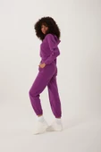 Kadın Sweat Eşofman Takımı Mor - 4