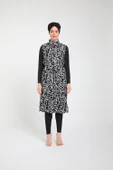 Chelly Kadın Likralı Fermuarlı Tam Kapalı Tesettür Mayo T 3860 - T 3865 - 1