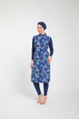 Chelly Kadın Likralı Fermuarlı Tam Kapalı Tesettür Mayo T 3860 - T 3865 - 8