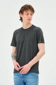 Erkek %100 Pamuk Regular Kalıp 5 li T-Shirt Paketi Beyaz - 4